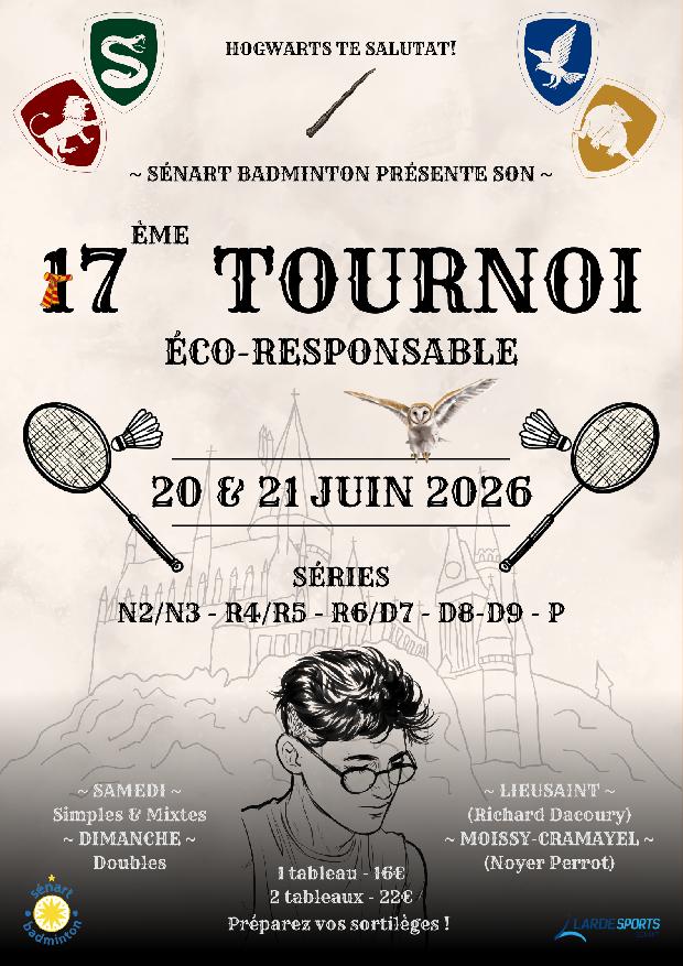 17ème Tournoi Eco-Responsable de Sénart
